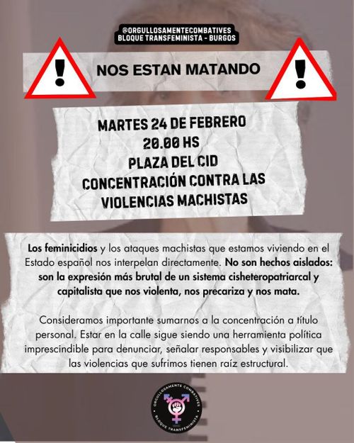 CONCENTRACIÓN CONTRA LAS VIOLENCIAS MACHISTAS
