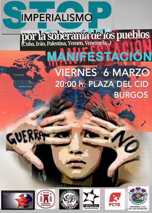 Manifestación Stop imperialismo
