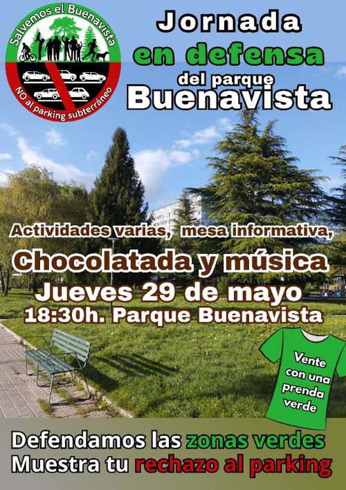 Chocolatada y música en el parque buena vista.