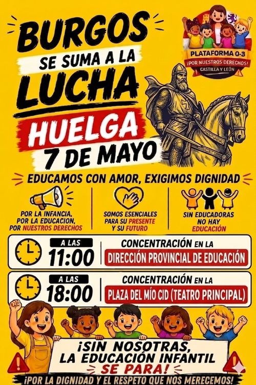 Huelga Q-3. concentración