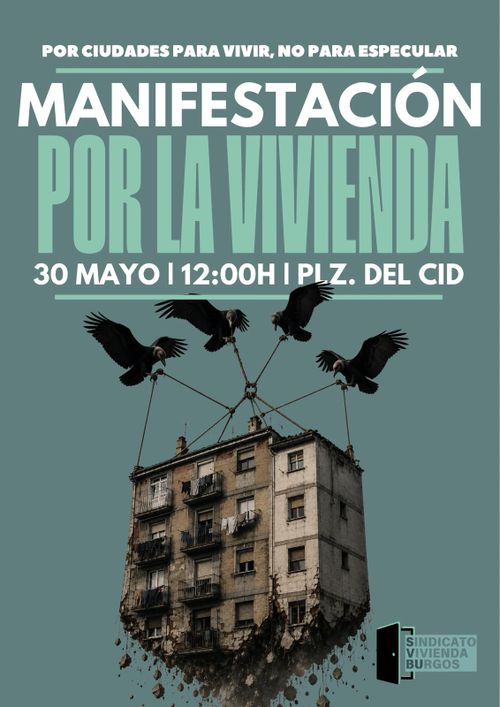 manifestación por la vivienda