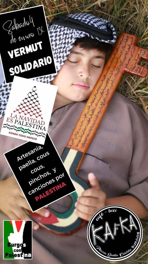 Vermut solidario por Palestina