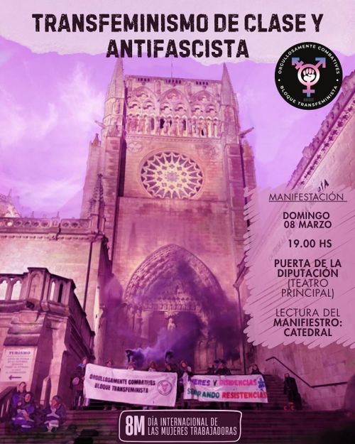 8m. TRANSFEMINISMO DE CLASE Y ANTIFASCISTA