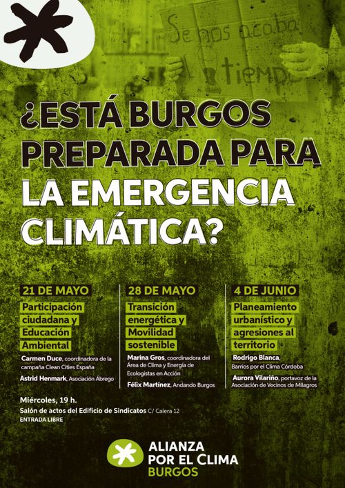 Emergencia climática en Burgos